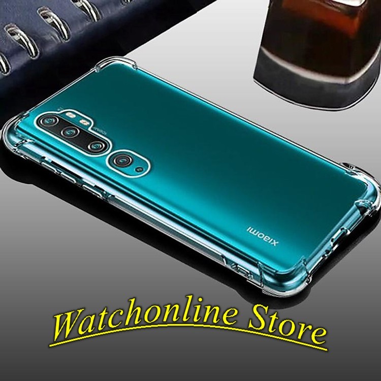 Xiaomi Mi CC9 CC9 pro เคสยืดหยุ่นกันกระแทกแบบใสพร้อมรูสายคล้องคอ