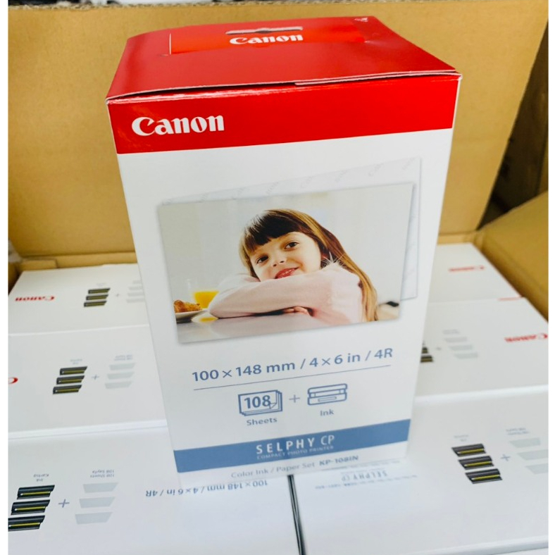 กล่องกระดาษภาพถ่าย Canon KP108 เพื่อแทนที่ Canon RP108