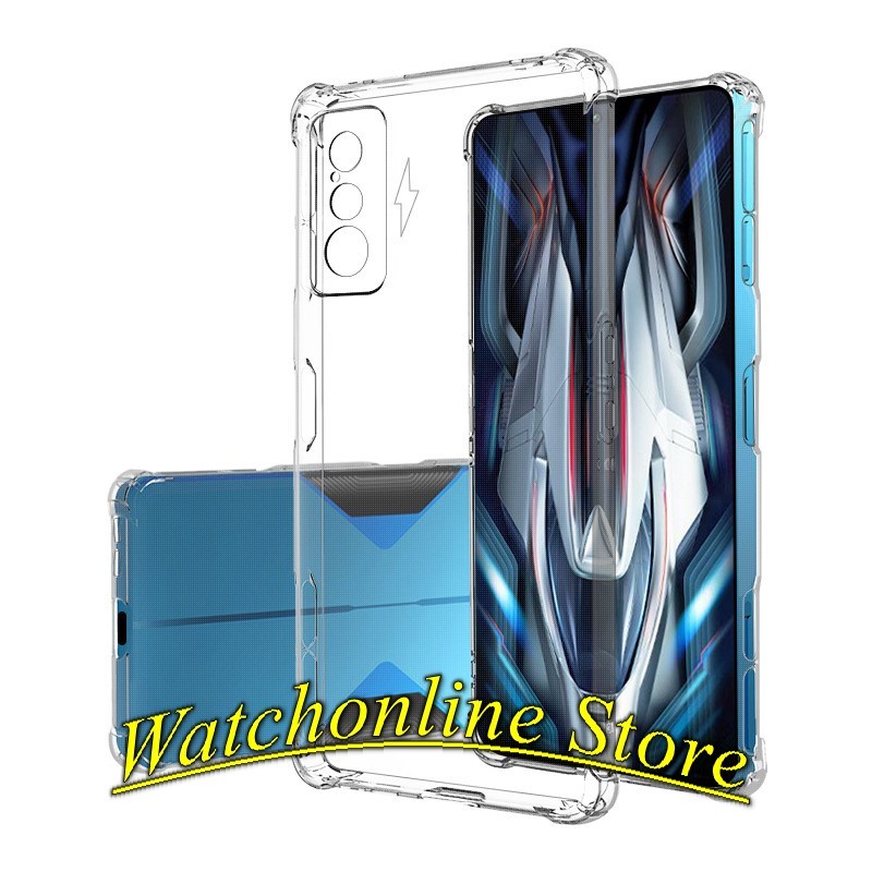 เคสยืดหยุ่นกันกระแทกสําหรับ Xiaomi Redmi K50/K50 pro K50 K70 k60 Gaming โปร่งใสพร้อมรูสายคล้องคอ