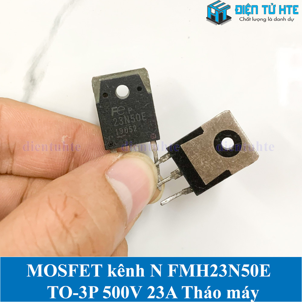 [REMOVAL] N-channel MOSFET 23N50E FMH23N50E TO-3P 500V 23A ของแท้ถอดประกอบ