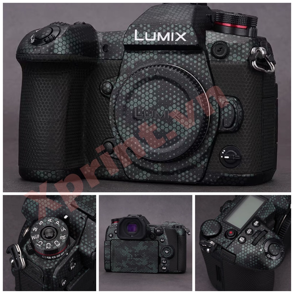 สติ๊กเกอร์กล้อง ผิวกล้อง 3M สําหรับ lumix G9, S5, S5II, Lumix S1R, S1H....