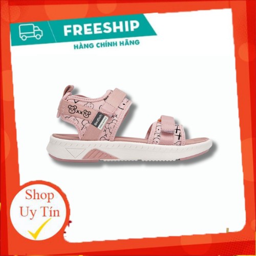 BERICH 2-Strap Bear ANG 05 Powder Pink - รองเท้าแตะสําหรับผู้ชายและผู้หญิงเพื่อสวมใส่ในโรงเรียนและออ