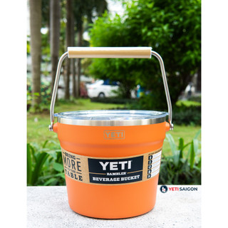 [SAIGON FLASK] YETI  Beverage Bucket With Lid – Xô Giữ Nhiệt Cao Cấp Có Nắp | Dành Cho Tiệc & Dã Ngoại