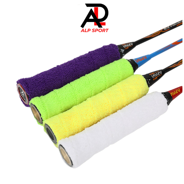 Apavi AG - 110 ด้ามจับไม้แบดมินตัน ผ้าคอตตอนระบายอากาศ ดูดซับเหงื่อ นุ่มลื่น - ALP SPORT