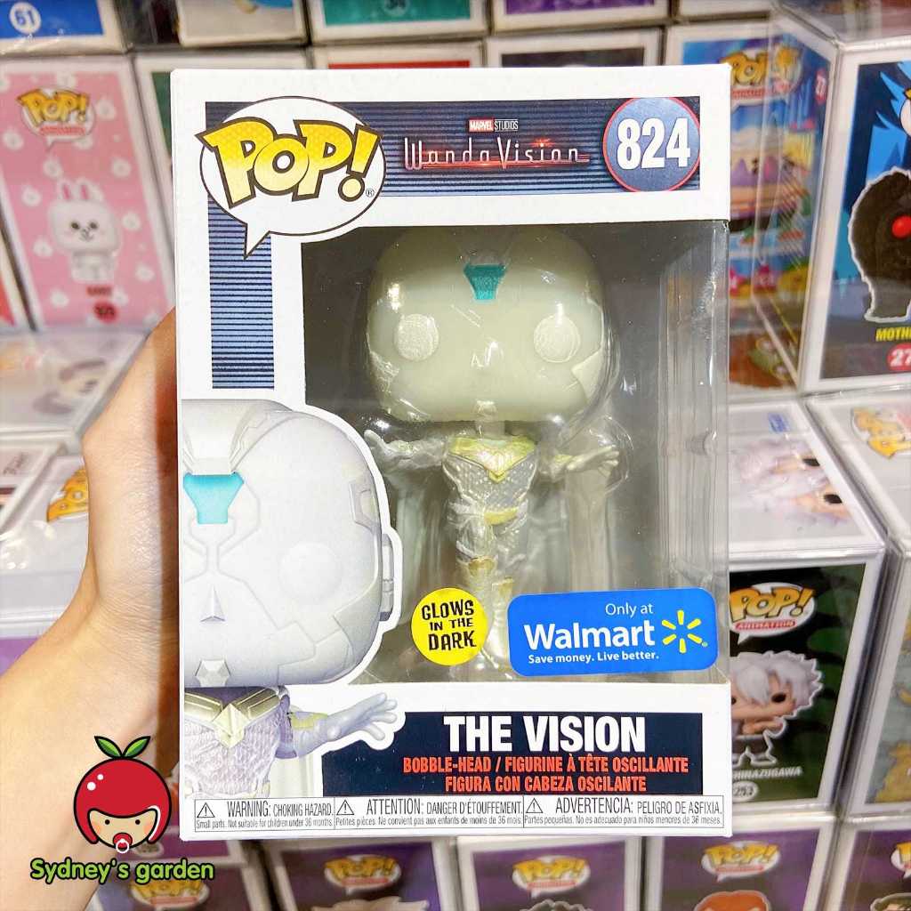 Funko Pop MARVEL Figure - VISION (GITD) (WALMART)