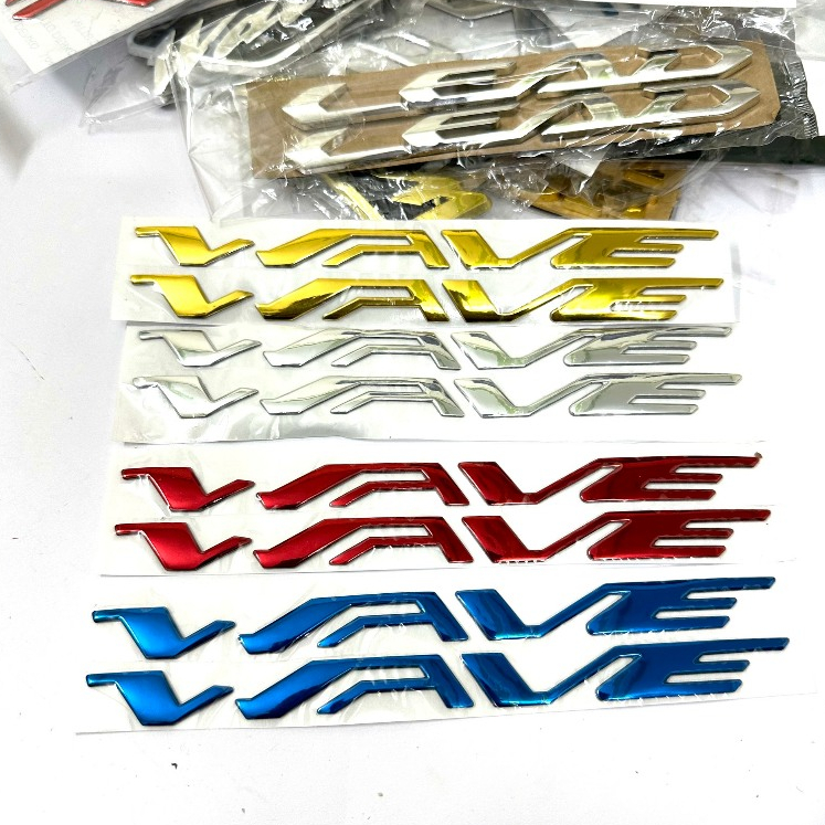 สติกเกอร์ตัวอักษรคลื่นนูน3งสําหรับแต่งรถคลื่นวัสดุหน้าท้องคุณภาพสูงกันน้ํา1ปีราคา1คู่ของแท้รุ่นใหม่2023