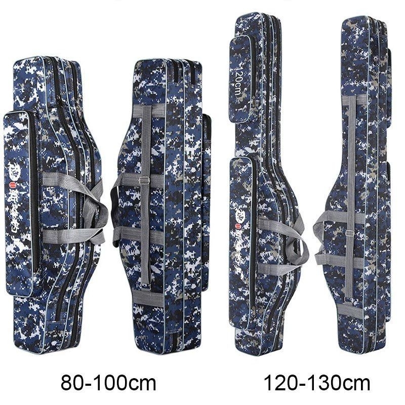 - Túi đựng cần 2 ngăn 80cm 90cm 1m 1m2 1m3 phù hợp vs các cần thủ