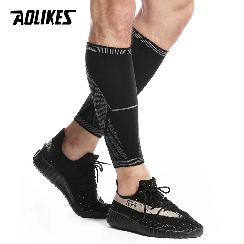 AOLIKES A-7760 ถุงเท้าวิ่งป้องกันน่องยืดหยุ่น