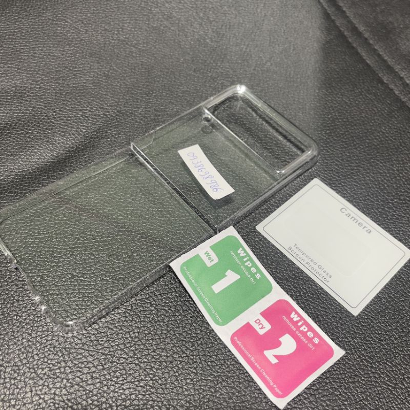 Samsung Z Flip 4 - เคสแข็งและหน้าจอด้านข้าง