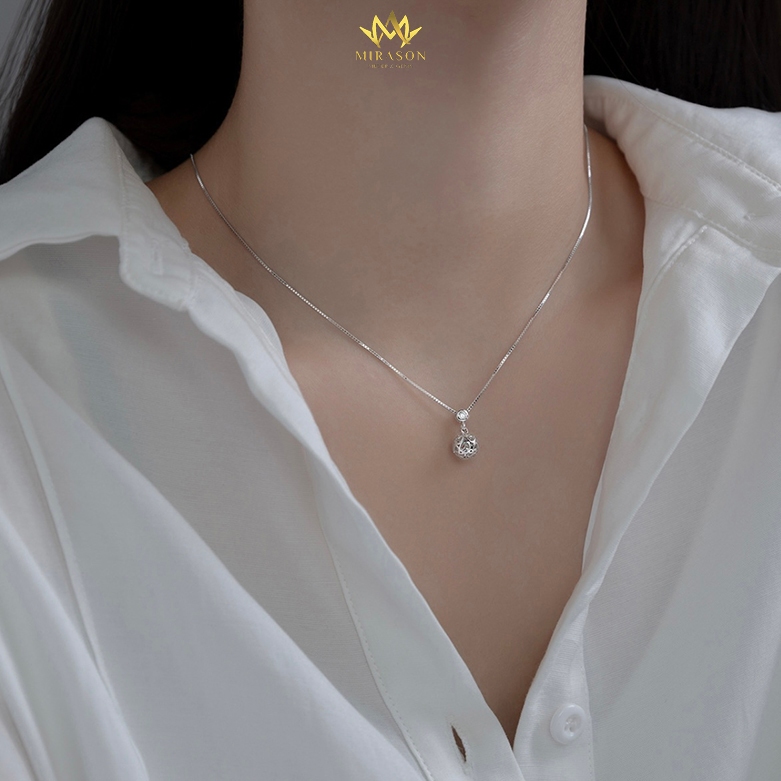 สร้อยคอเงินผู้หญิง S925 พร้อมหิน 1 ชิ้น - MIRASON MDC6093