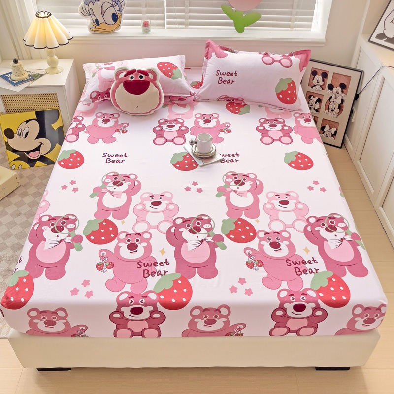 REE เครื่องนอน โพลีคอตตอน ชุดเครื่องนอนพร้อมเตียงและที่นอนทั้งหมดขนาด PLC234