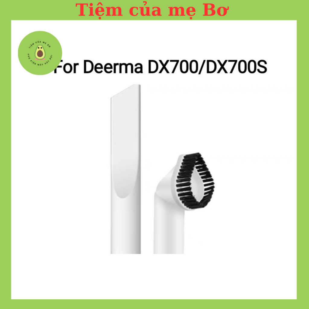 ชุดหัวฉีดรอยแยก + แปรงหัวกลมสําหรับเครื่องดูดฝุ่น Deerma Dx700/Dx700S/JP600 - ใหม่ 100%