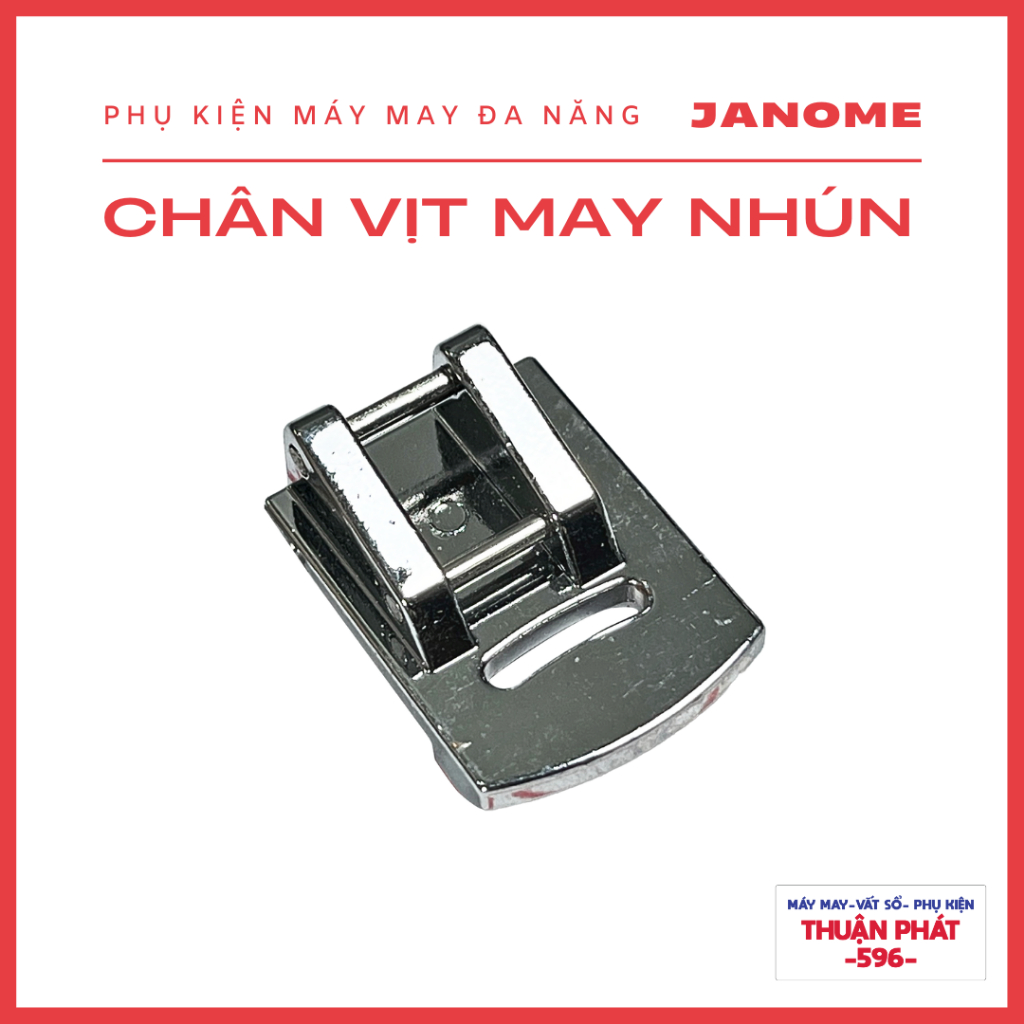 ตีนผีสังกะสีแบบฝังสําหรับจักรเย็บผ้ามัลติฟังก์ชั่น Janome