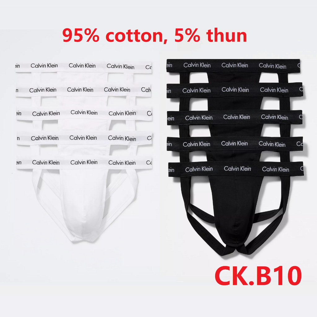 ของแท้ Us -CK.B10 ..S, m, l- CK Calvin Klein Jockstrap กางเกงชั้นใน ผ้าฝ้าย ยืดหยุ่น สําหรับผู้ชาย