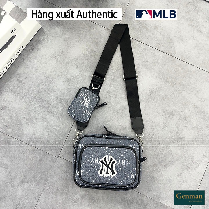 Ny MLB Cross-Bags สไตล ์ เกาหลี 2 ช ่ อง สินค ้ านําเข ้ าระดับสูง แสตมป ์ เต ็ ม [ TREND ]