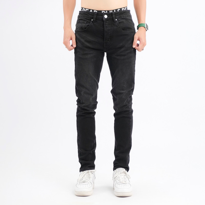 Amiri Jeans Plain Black 3579, 4 Buttons Full Letters