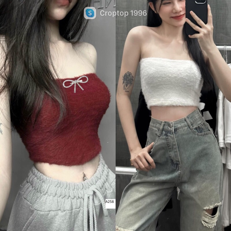 เสื้อกล้ามขนนุ่มยืดหรูหรา - บราเซ็กซี่ A202