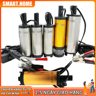 【🔥Free ship🔥】Bơm điện chìm 12v dc vỏ hợp kim nhôm bơm dầu diesel nhiên liệu 30L/phút-Bơm chìm mini 12v, 24v