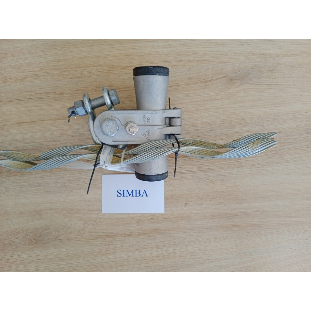 ไม้แขวนเสื้อสายไฟเบอร์ออปติก ADSS 1 อันพร้อมช่วงการเข้า 250m-300m