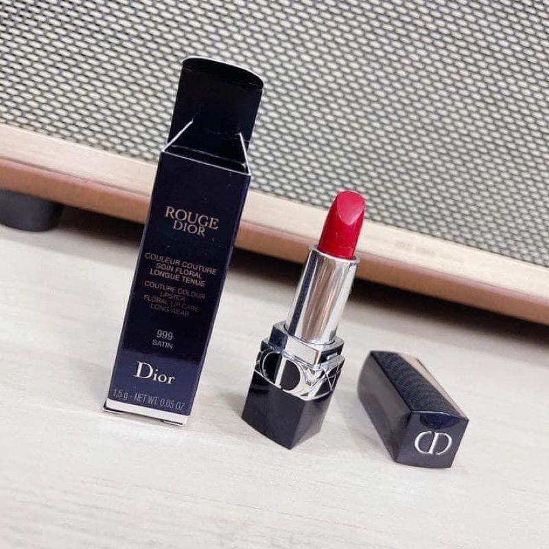[Bill Sephora US ] Dior Rouge Satin Lipstick Color 999 Magenta mini 1.5gr fullbox