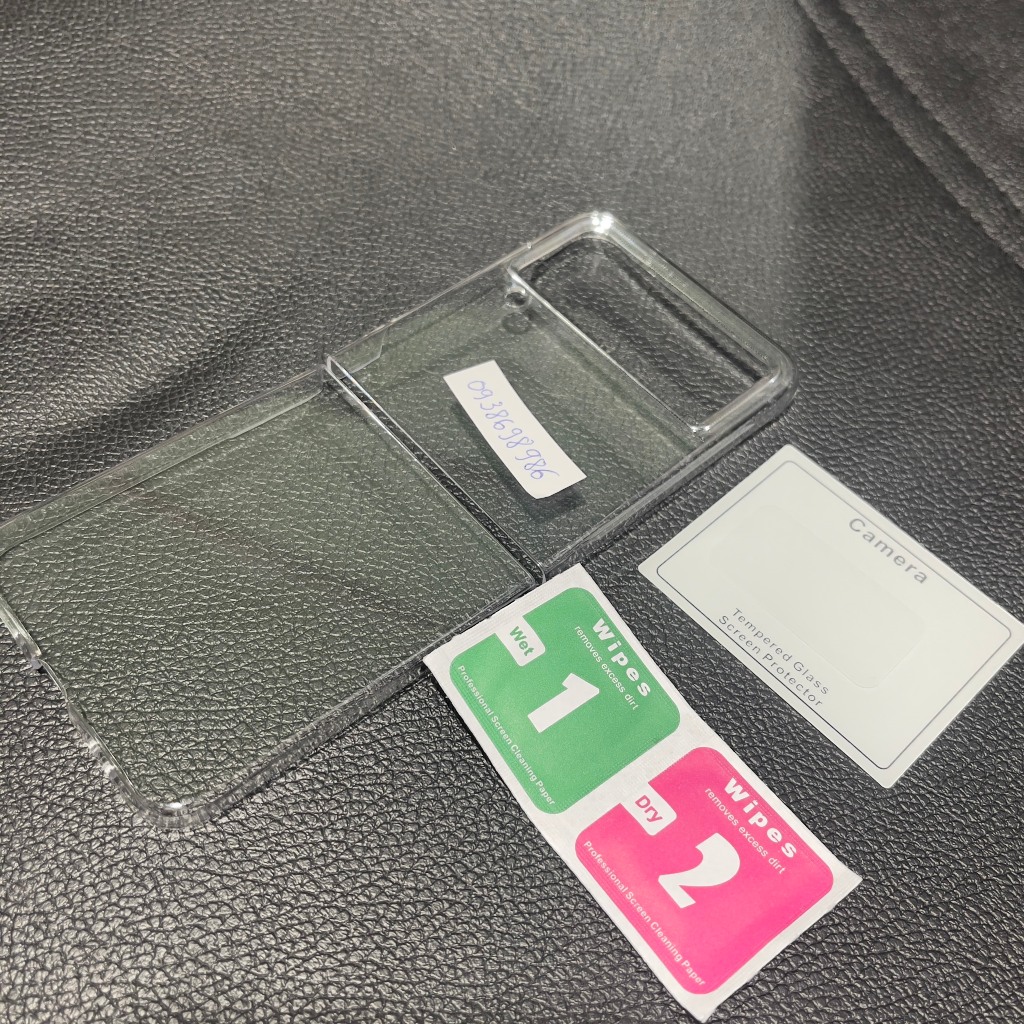 Samsung Z FLIP 4 / Z FLIP 3 - เคสแข็งและชุดหน้าจอด้านข้าง