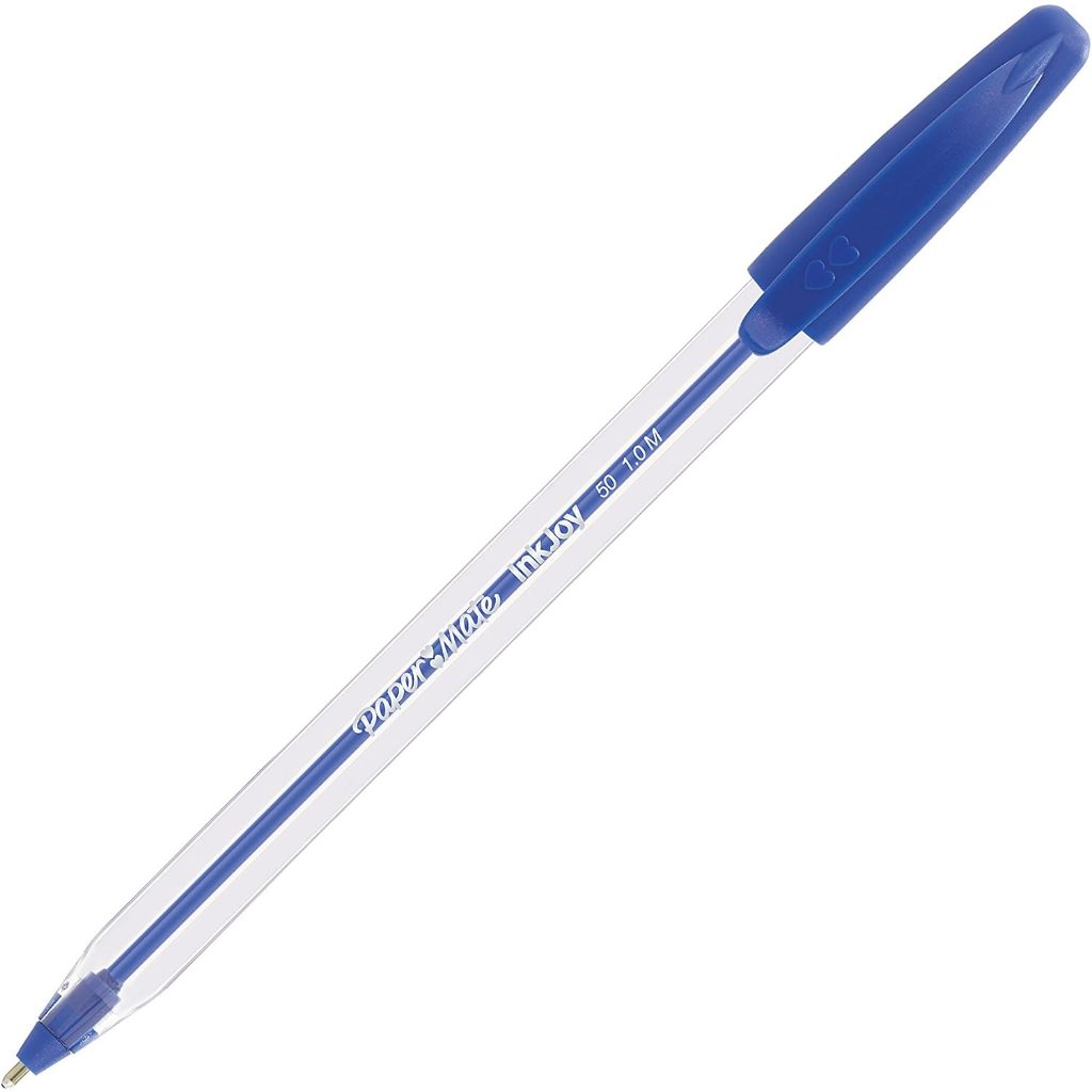 Paper Mate InkJoy 50ST ปากกาลูกลื่นปลายปากกาเรียบสวย ขนาดปลายปากกา 1.0mm น้ําเงินหรือดํา 1 อัน หัวแร้งบัดกรี