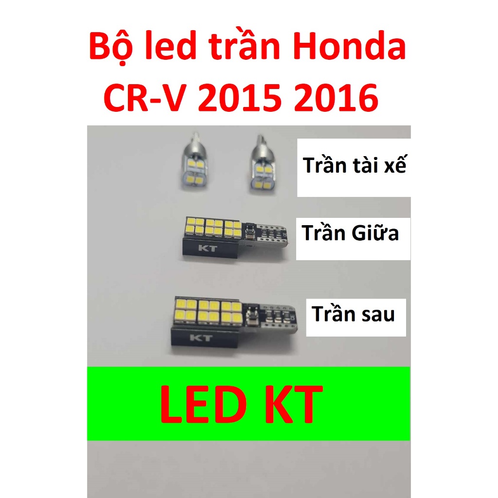 ชุดไฟเพดาน LED Honda CRV CR-V สําหรับภายในเพดาน LED T10 และ T10 ไฟด้านเดียว CRV 2015 2016 CRV ไฟเพดา