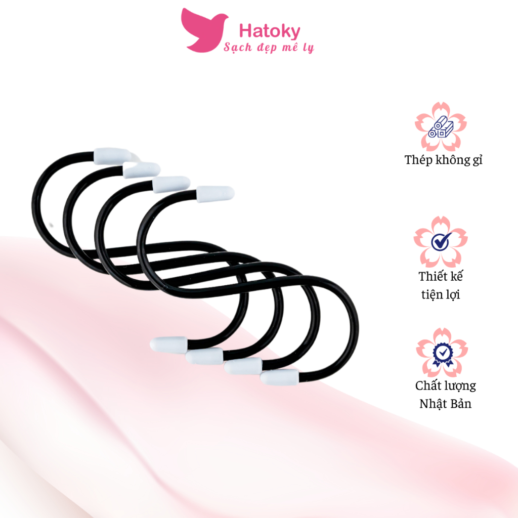 ชุดไม้แขวนเสื้ออเนกประสงค์ Echo S 4 ชิ้น 0639-031 - L10.5cm