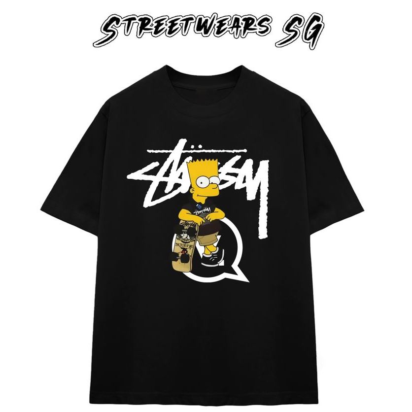 เสื้อยืด Stus.sy Simson - สตรีทแวร์ SG