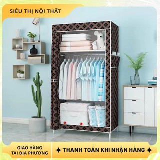 Tủ Vải Đựng Quần Áo Tiện Lợi Đa  Phù Hợp Với Học Sinh, Sinh Viên, Tủ Vải Xinh Xắn Nhiều Màu Sắc