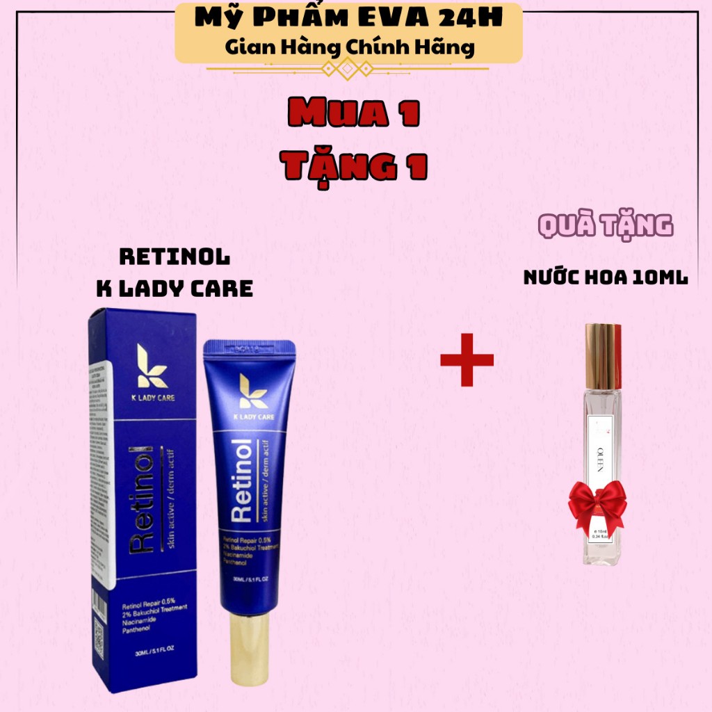 Retinol 0.5 % K Lady Care Cream 30ml เกาหลีลดสิวให ้ ความชุ ่ มชื ้ น + ฟรีน ้ ําหอม