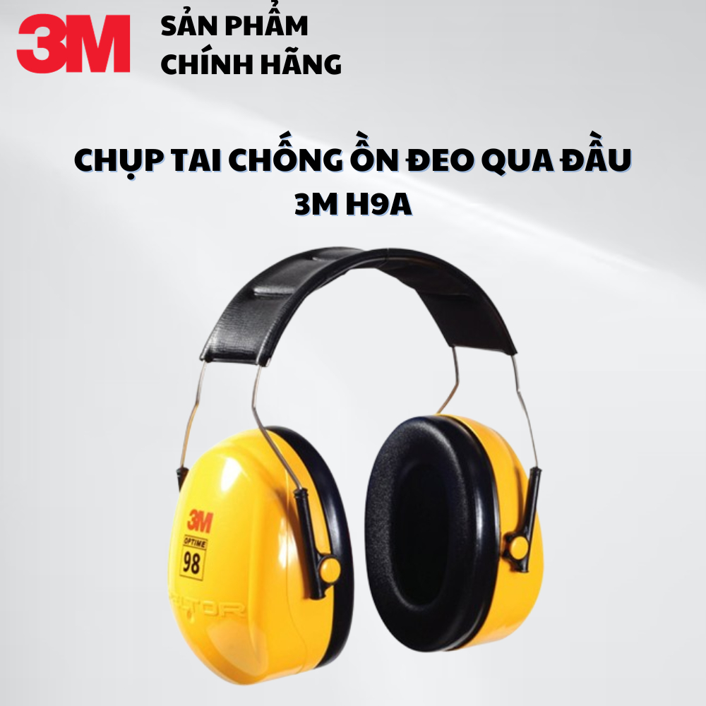 3M H9A ที่ครอบหูตัดเสียงรบกวนแบบติดศีรษะ