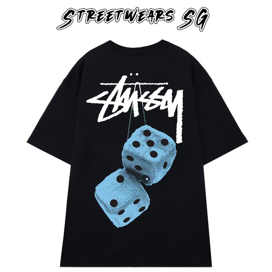 [Premium] เสื้อยืด Unisex Stüssy Dice Blue