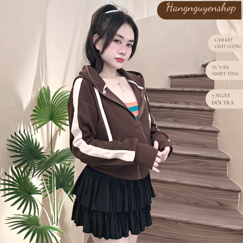 Hang Fin เสื้อแจ็คเก็ตจั๊ม 1 ลายทางขนาดใหญ่
