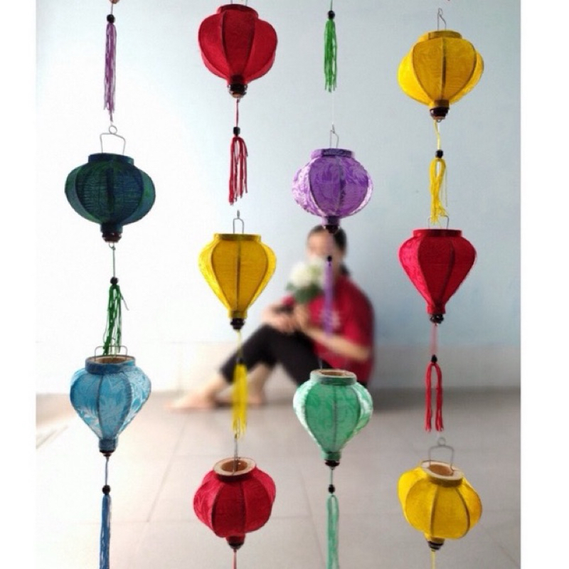 ตะเกียงกระเทียม Hoi An ขนาดเล็กสําหรับตกแต่ง Tet - TamKemShop93