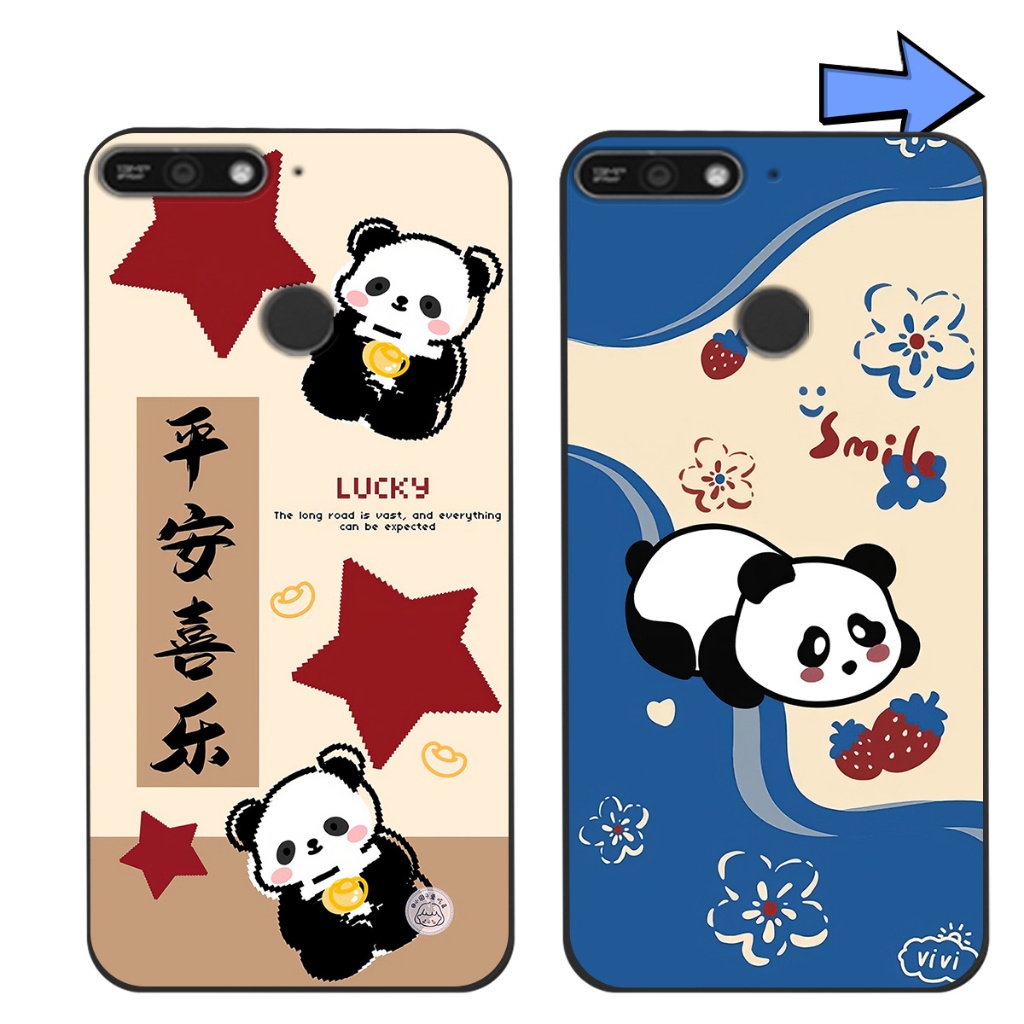 เคส Huawei y6 prime / y6 2018 panda g1 น่ารัก