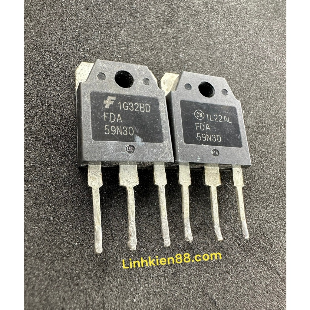 1 หรือ 3 Mosfet FDA59N30 59N30 59A 300V To-247 ถอดประกอบ