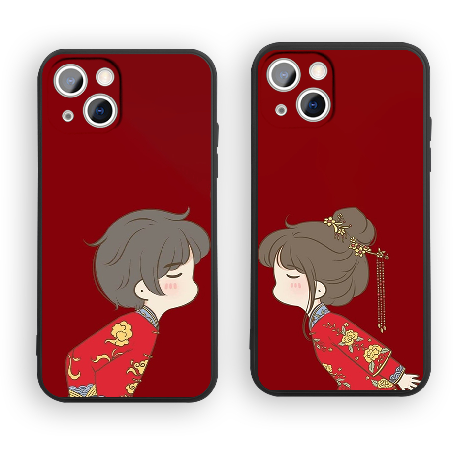 BVC Square Border เคสโทรศัพท์สําหรับ Iphone 16promax 15 13 14 12 11 Pro MAX 11 XR XS MAX 7 8P 6S q72