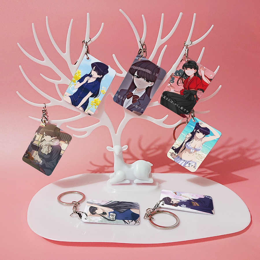 Komi Goddess of Communic Fear Key Chain - Shouko Komi แฟชั่นสองด้าน