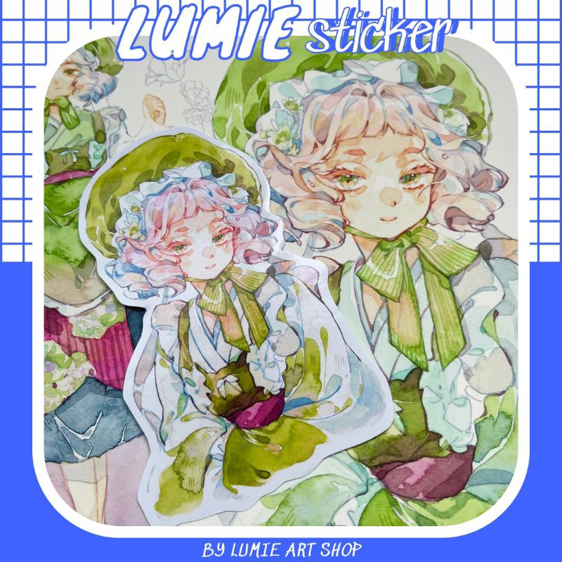 สติ๊กเกอร์วาดรูป ทําเอง สติ๊กเกอร์การ์ตูนพร้อมเคลือบตกแต่งหนังสือและภาพประกอบ พี2