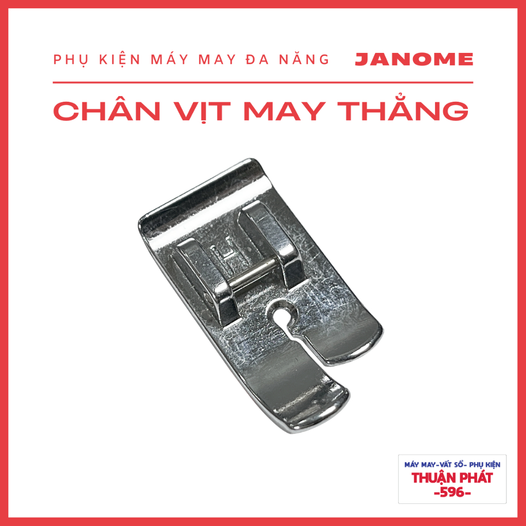 ตีนผีเย็บผ้าตรงสําหรับจักรเย็บผ้าอเนกประสงค์ Janome