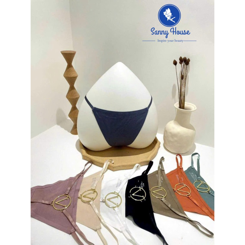 Sanny House V2087 กางเกงในทองผู้หญิงรูปตัว V พื้นฐาน