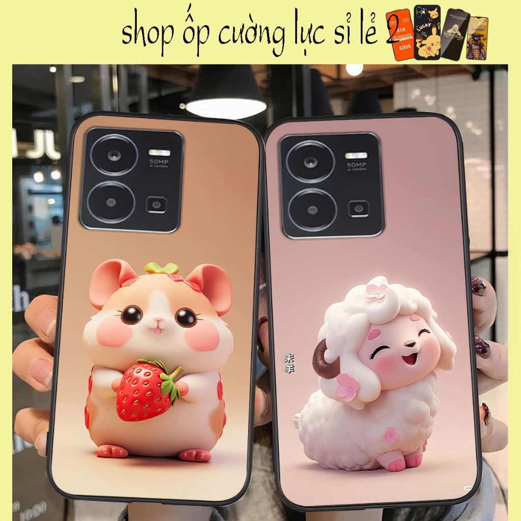 เคส Vivo y35 4g / y55 2022 4g / vivo y55 2022 5g พิมพ์ลายสัตว์น่ารัก