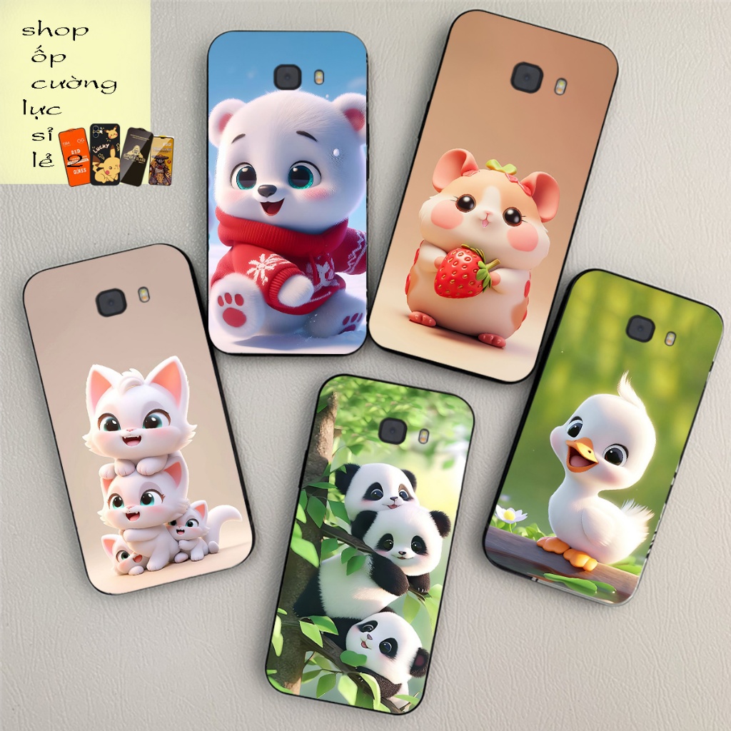 เคส Samsung c9 / c9 pro / a9 / a9 pro พิมพ์ลายสัตว์น่ารัก