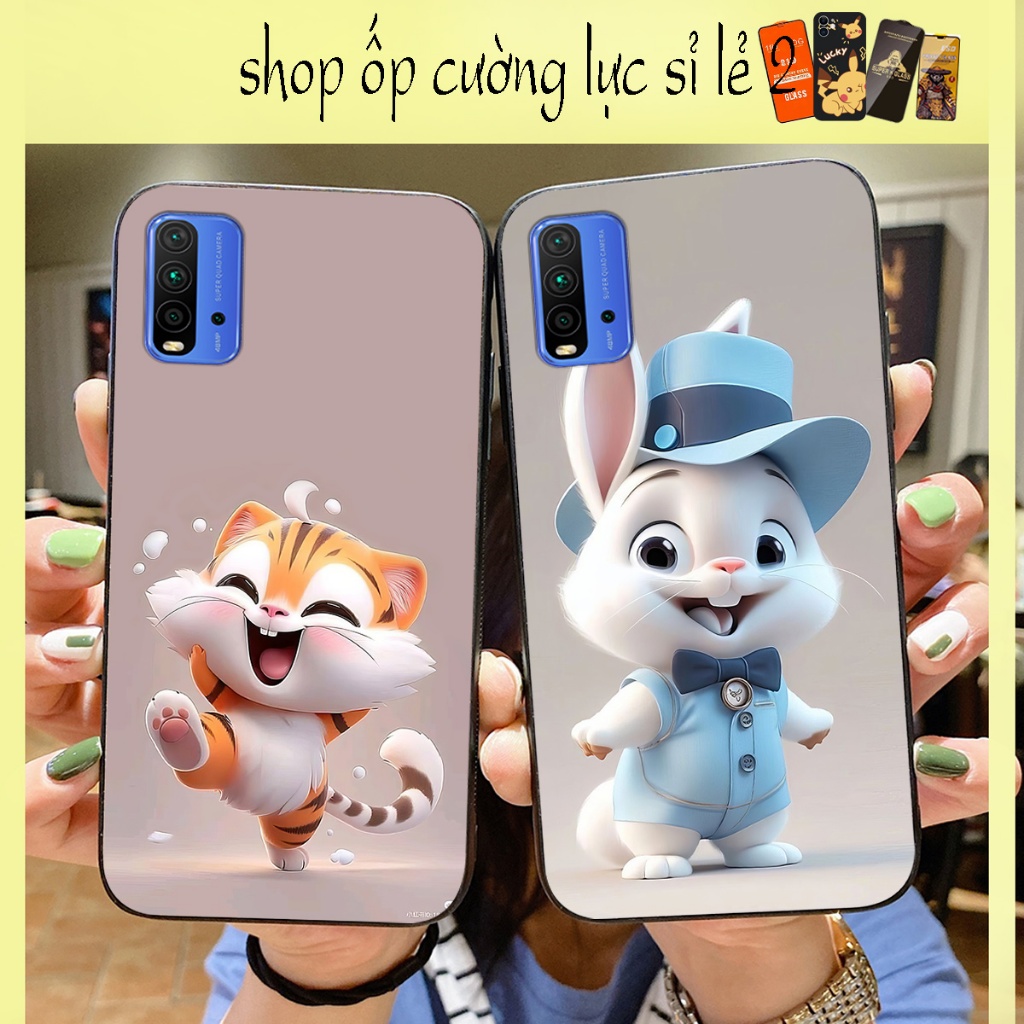 เคส Xiaomi redmi 9t และ mi 9t พิมพ์ลายสัตว์น่ารัก