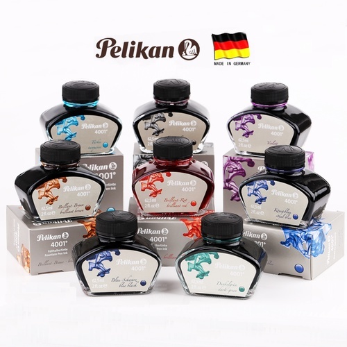 หมึก Pelikan 4001 เยอรมนี ( ขวด 62.5 มล . , หมึกไม ่ จางหาย , สีซีดจาง , ตกแต ่ งVN Fountain Ink