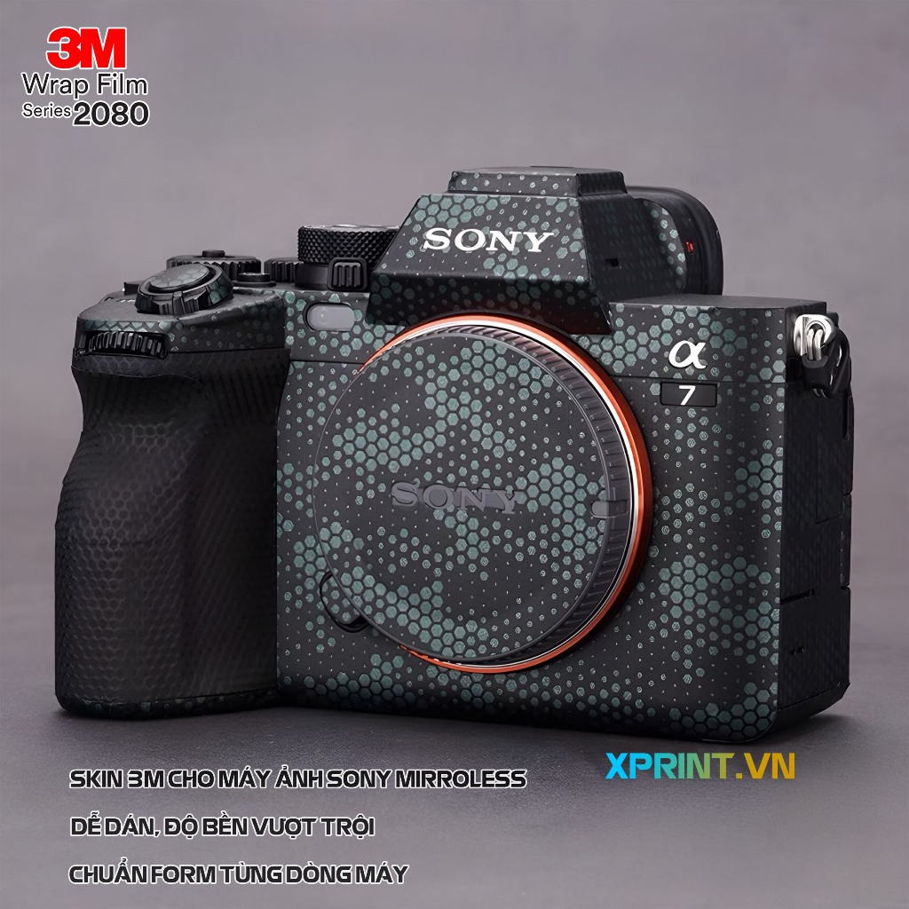 สติ๊กเกอร์ติดกล้อง Sony Skin 3M สําหรับกล้อง Sony A73, A74, A7R5, Sony A1, Sony 24-70 GM, 70-200 GM....