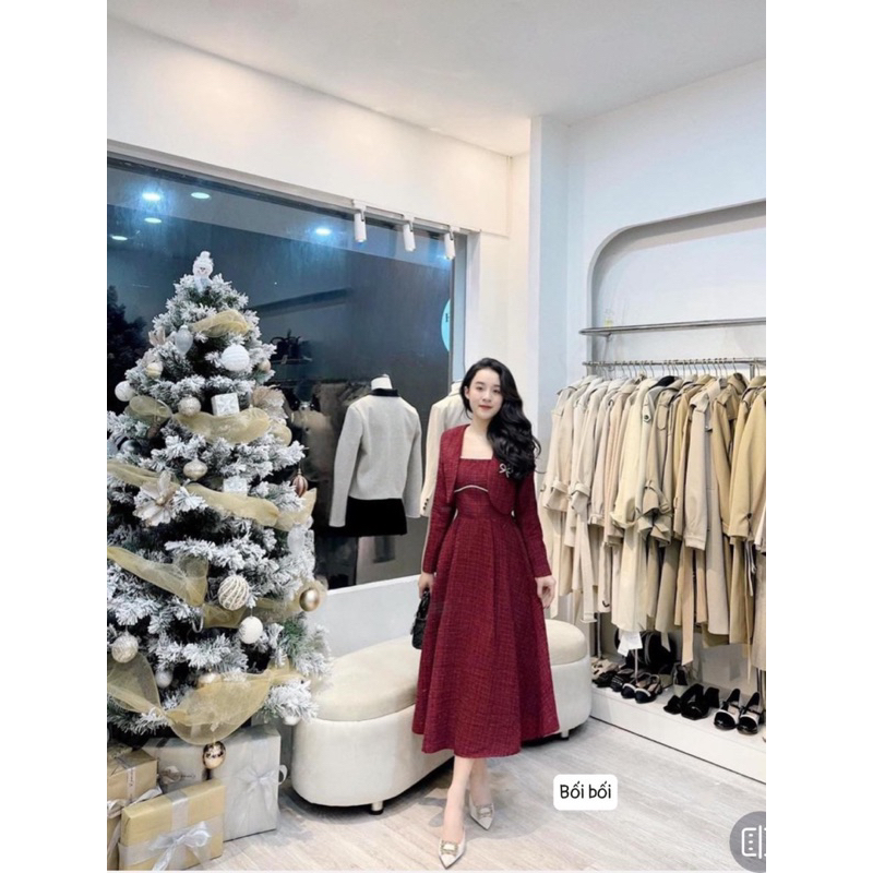 ชุดราตรีผู้หญิงสุดหรูระดับไฮเอนด์ ชุดเซตปลายแขนกํามะหยี่