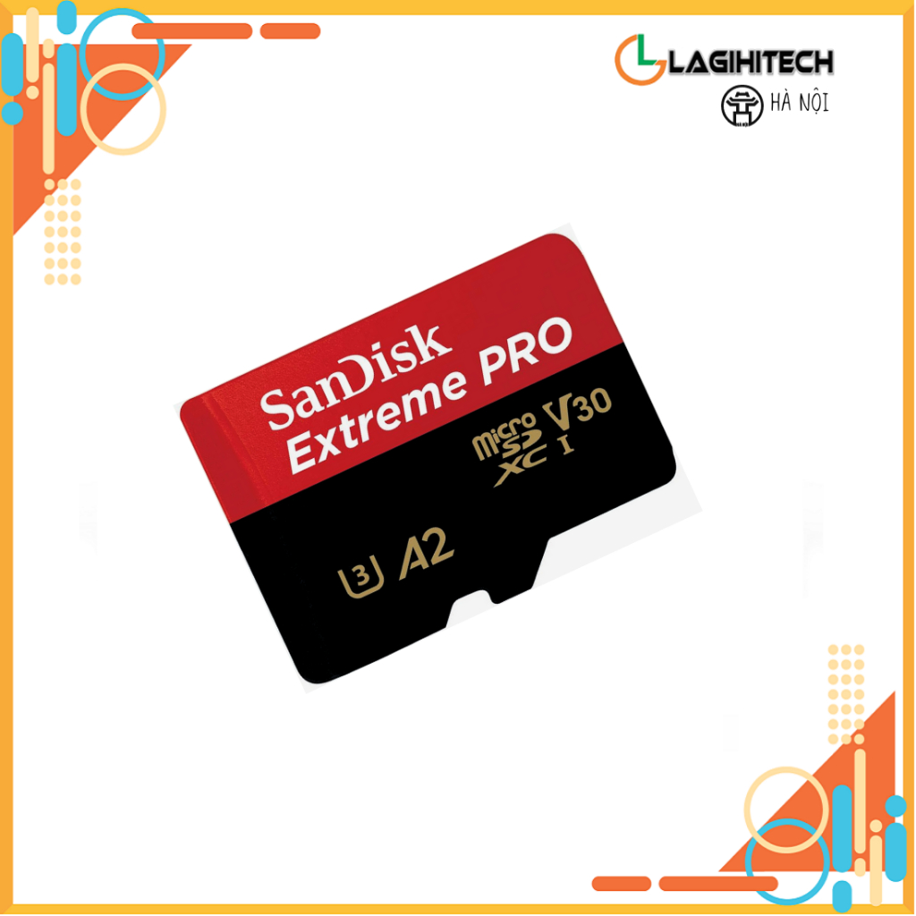 Sandisk Extreme PRO 64GB / 128GB / 256GB A2 V30 U3 Class 10 UHS-I 200MB /s การ ์ ดหน ่ วยความจํา - 5 ปี