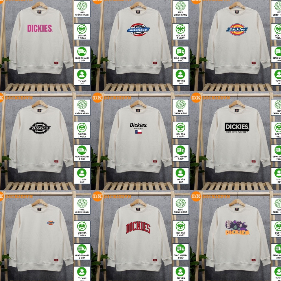 (ของแท้) เสื้อกันหนาว dickies - เสื้อสเวตเตอร์แขนยาว dickies